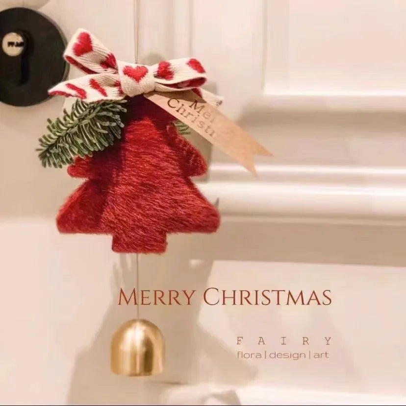 ๐ Nordic Felt Christmas Bell Ornament