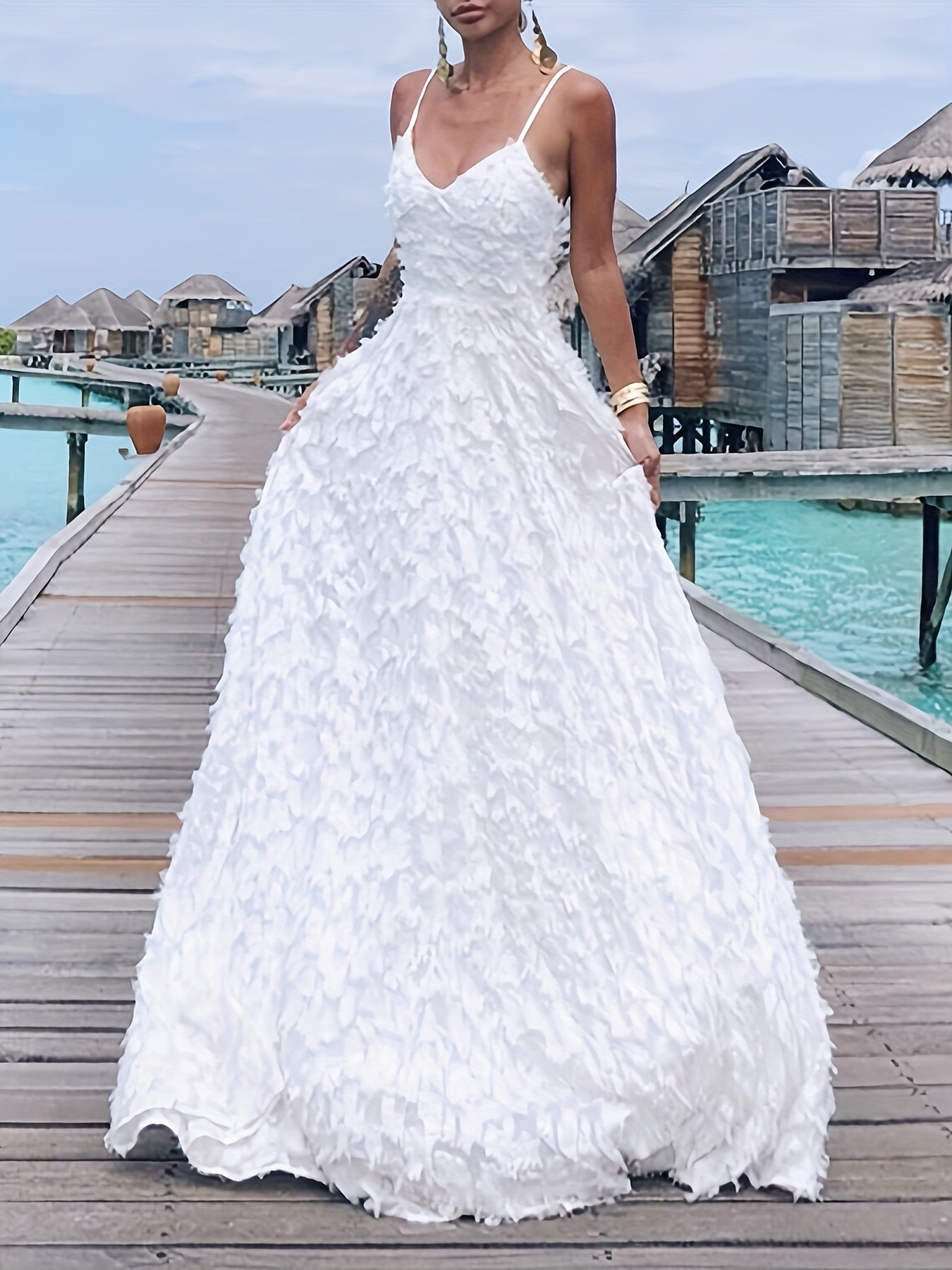 Elegant Tassel Maxi Dress