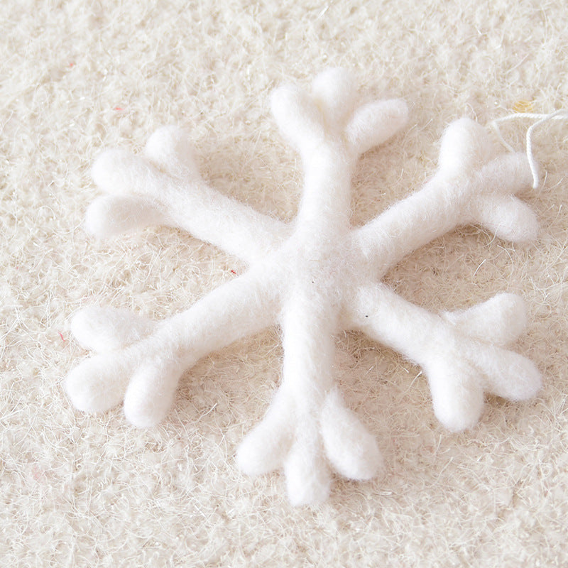 Snowflake & Star Felt Ornaments