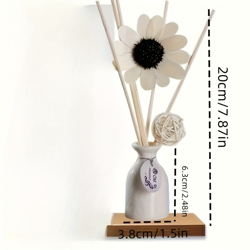 Elegant Ceramic Reed Diffuser Set