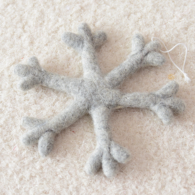 Snowflake & Star Felt Ornaments