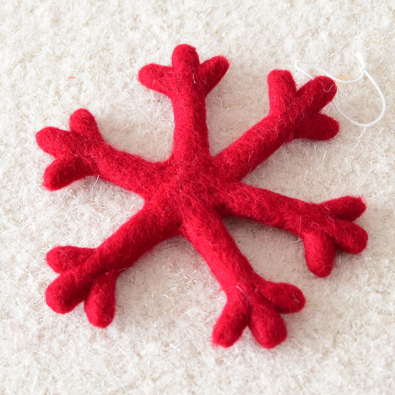 Snowflake & Star Felt Ornaments