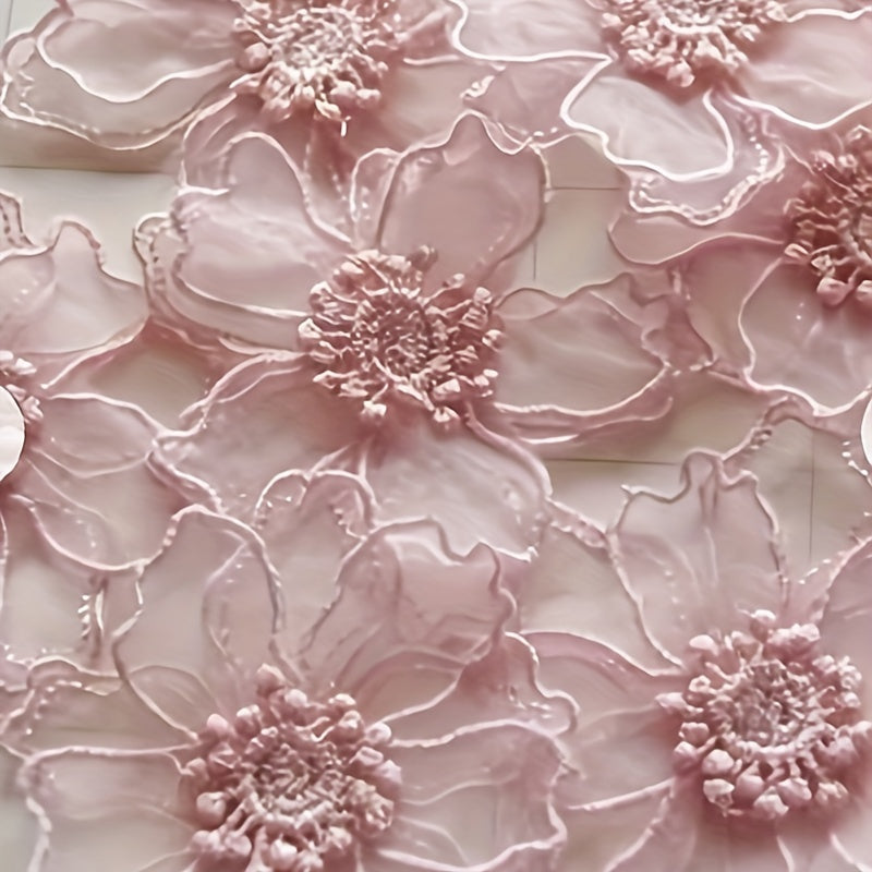 5Pcs Double Layer Lace Flower Patches