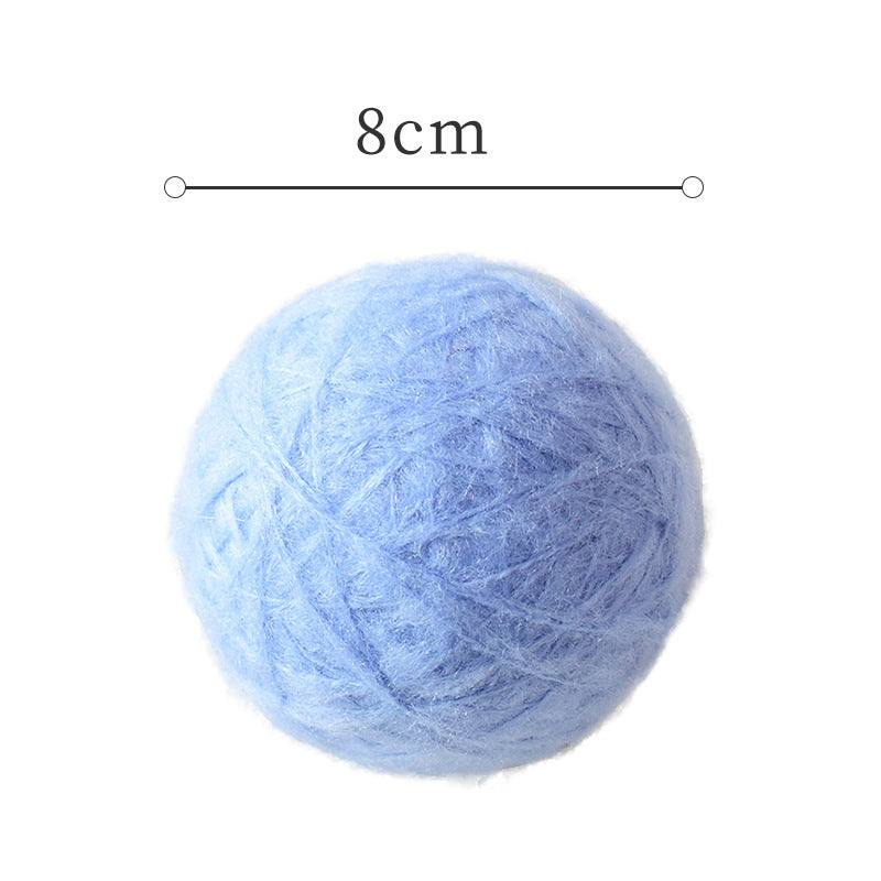 Seahorse Yarn Christmas Ball Ornament