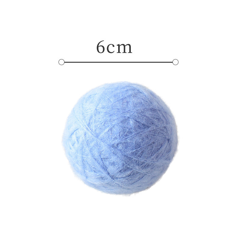 Seahorse Yarn Christmas Ball Ornament