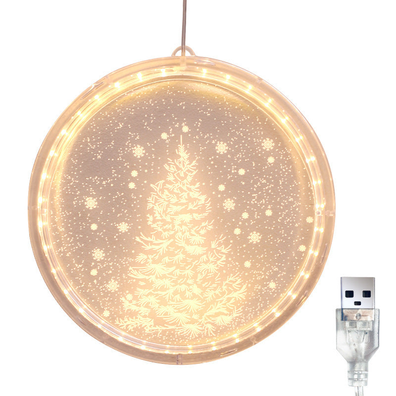Round LED Christmas Ambience Light