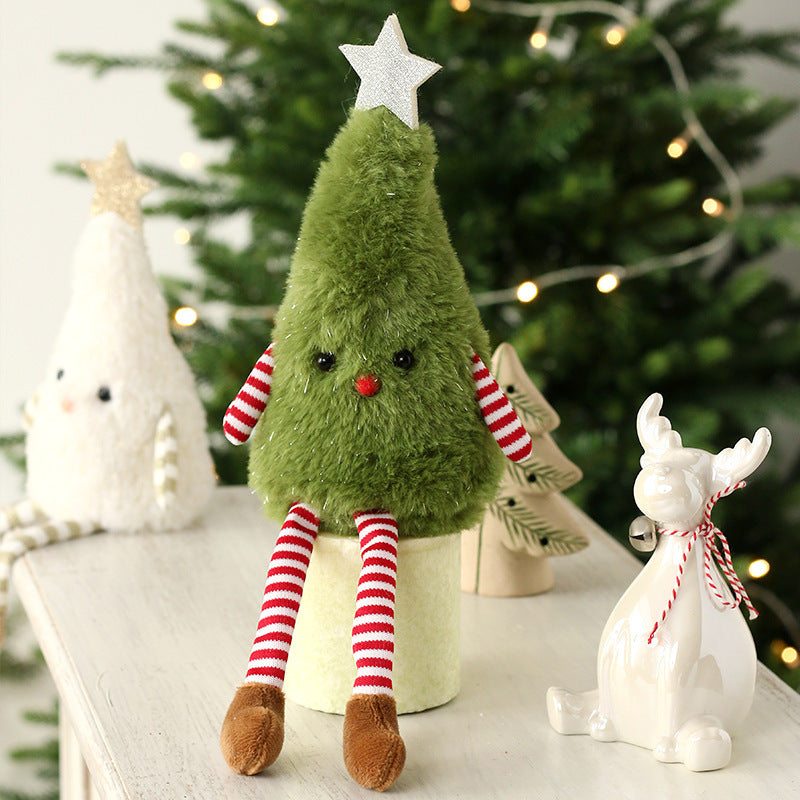 Plush Christmas Doll Ornament