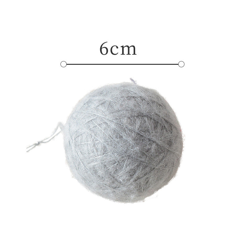 Seahorse Yarn Christmas Ball Ornament