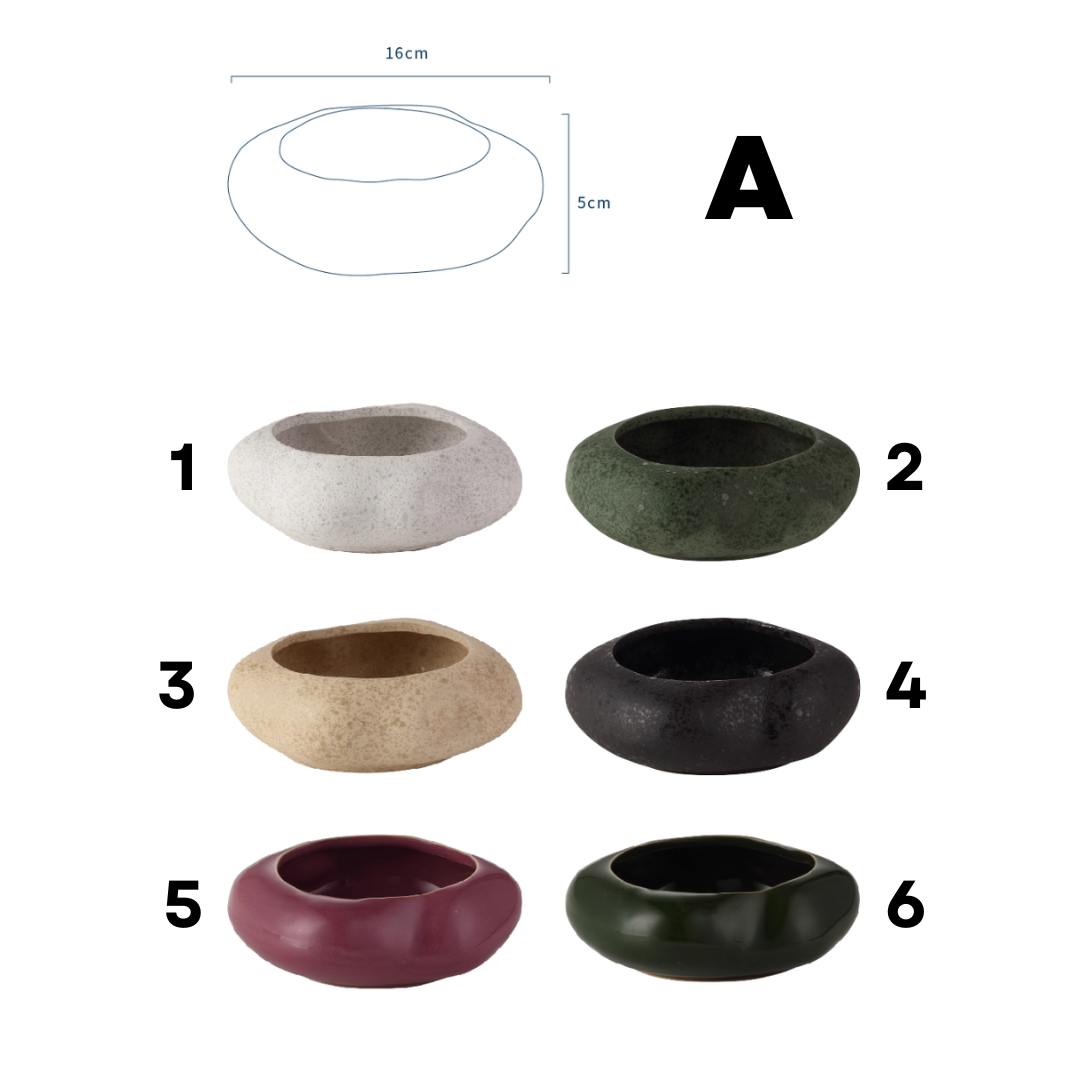 Ikebana Minimalist Ceramic Vase Set