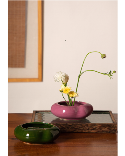 Ikebana Minimalist Ceramic Vase Set