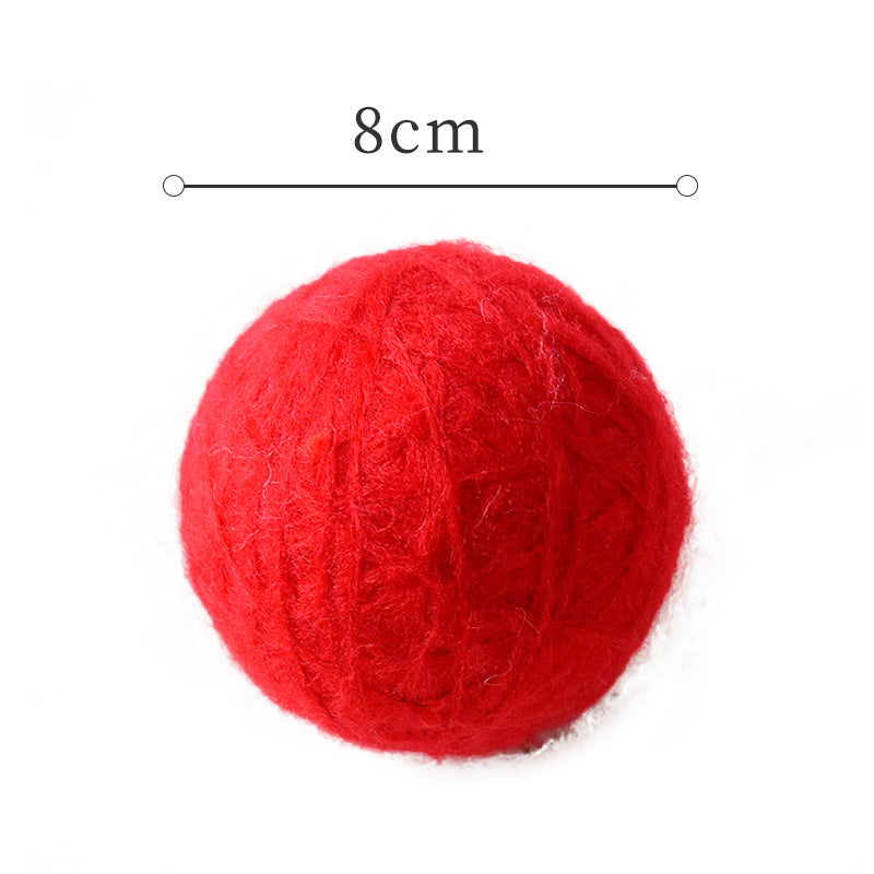 Seahorse Yarn Christmas Ball Ornament