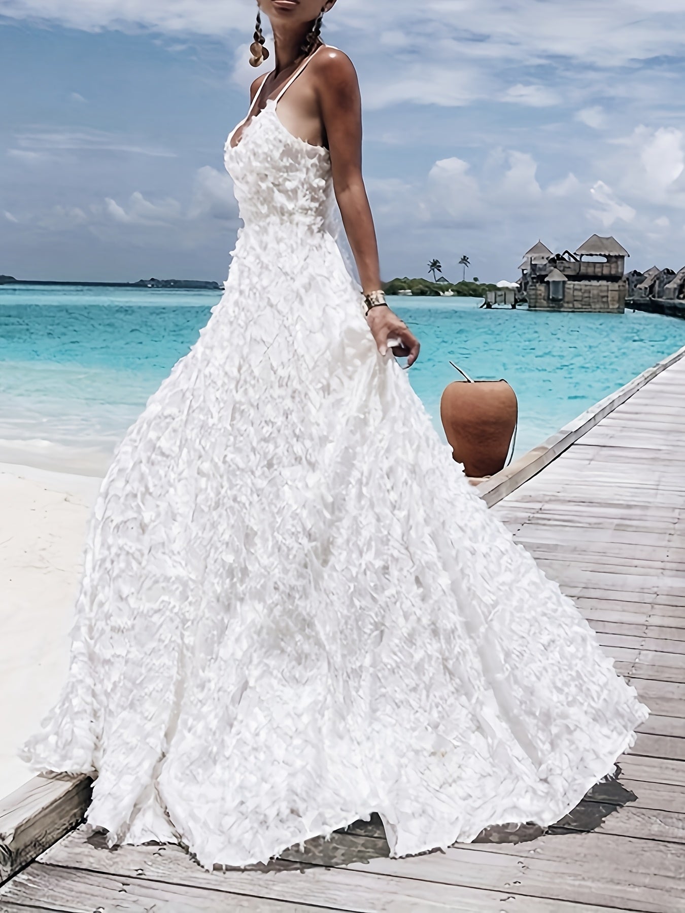 Elegant Tassel Maxi Dress