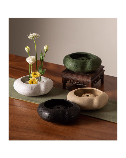 Ikebana Minimalist Ceramic Vase Set