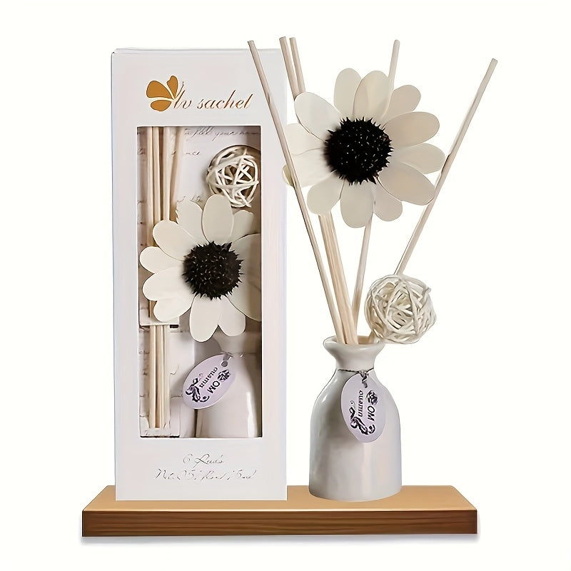 Elegant Ceramic Reed Diffuser Set