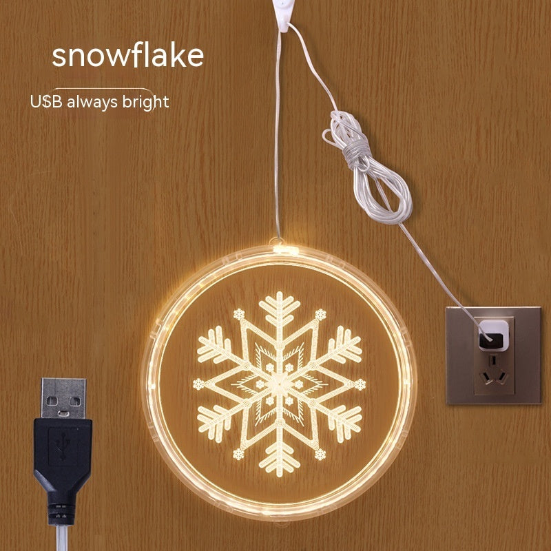 Round LED Christmas Ambience Light