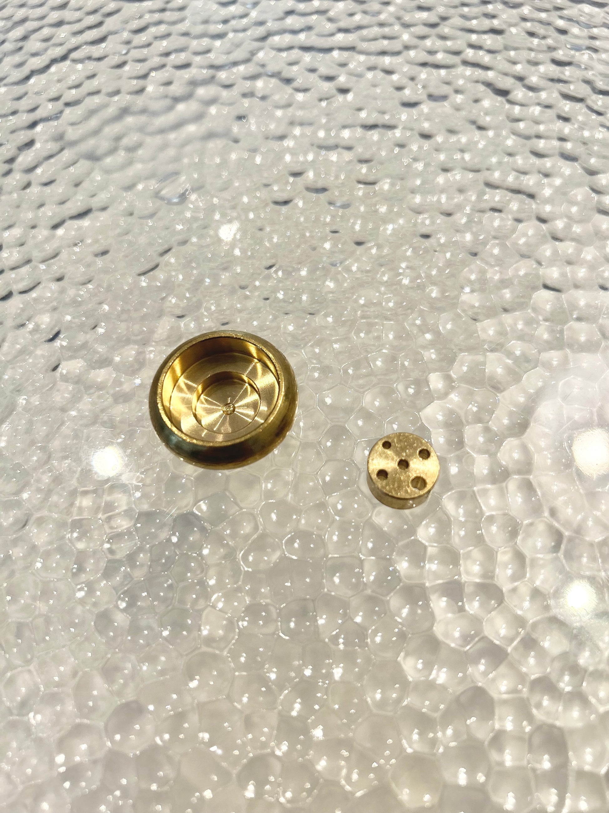 5-Hole Brass Incense Tray