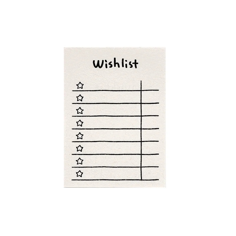 50pcs Minimalist Daily Planner Notepad