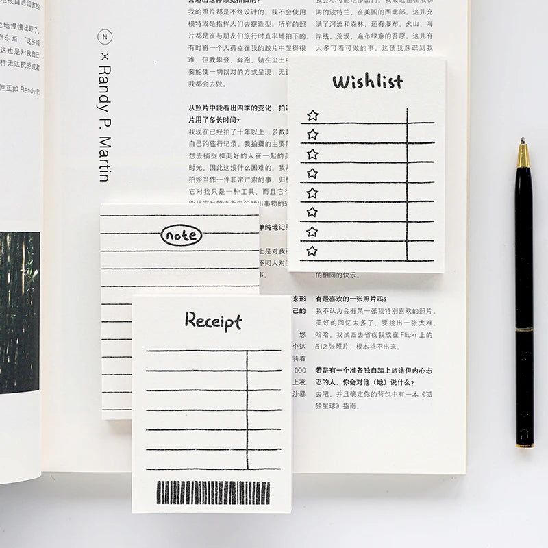 50pcs Minimalist Daily Planner Notepad
