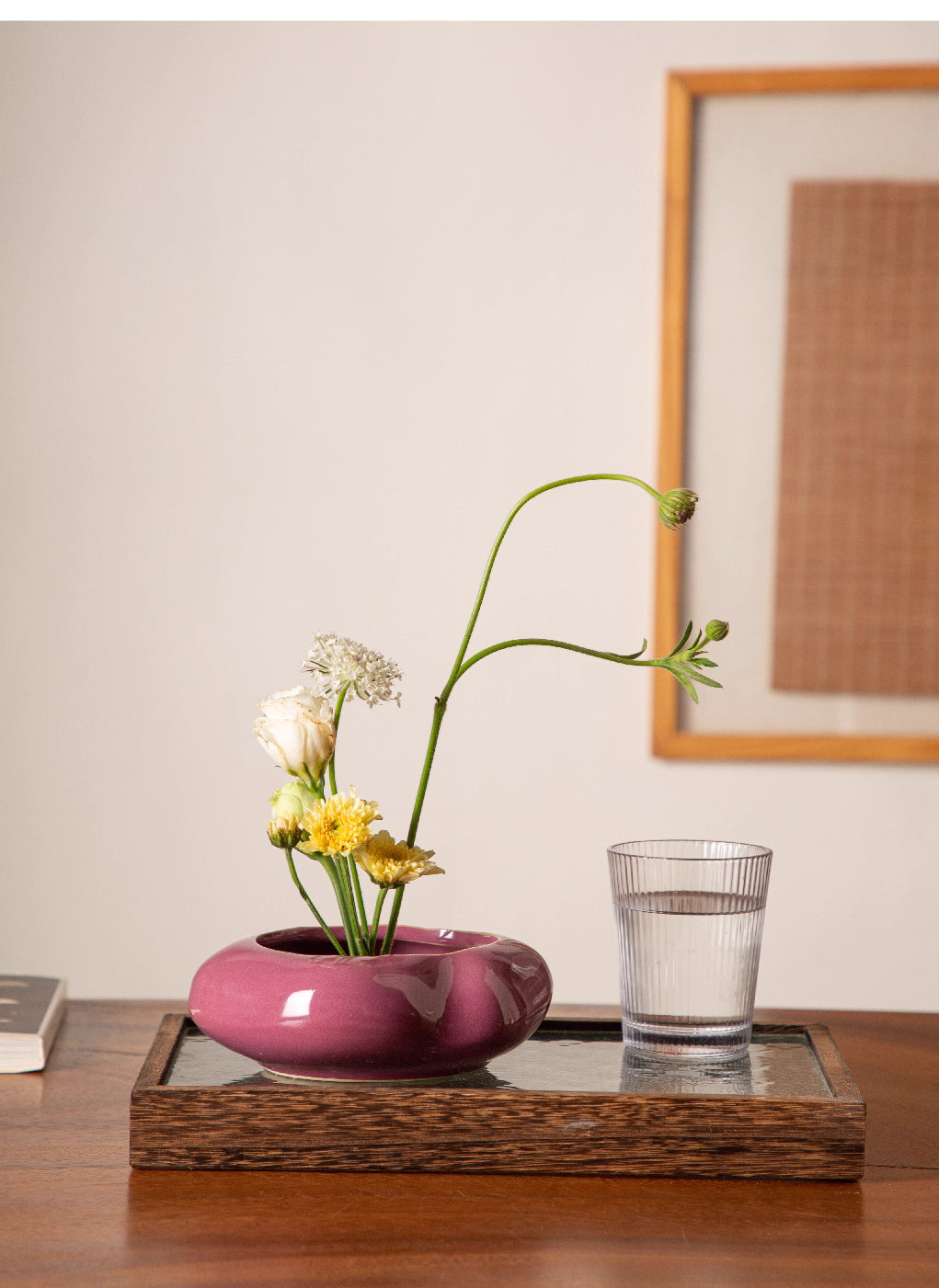 Ikebana Minimalist Ceramic Vase Set