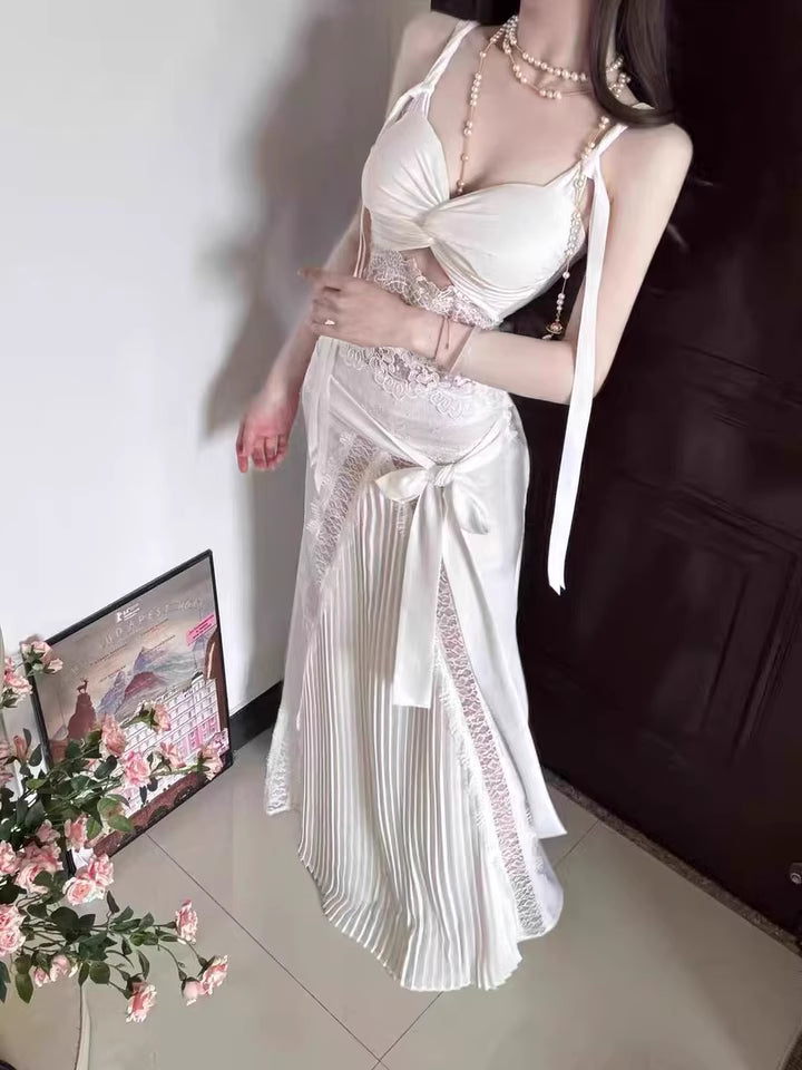 Boho lace dress Two-Piece Set