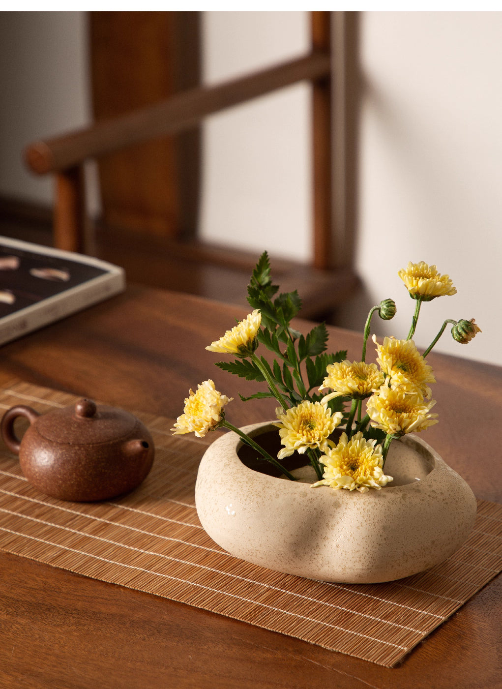 Ikebana Minimalist Ceramic Vase Set