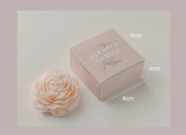 Peony Flower Scented Candle