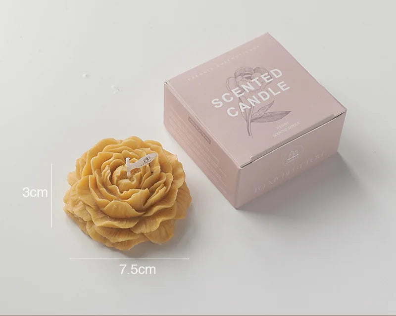 Peony Flower Scented Candle