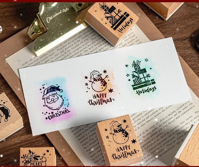 Christmas Stamp Set 10pcs