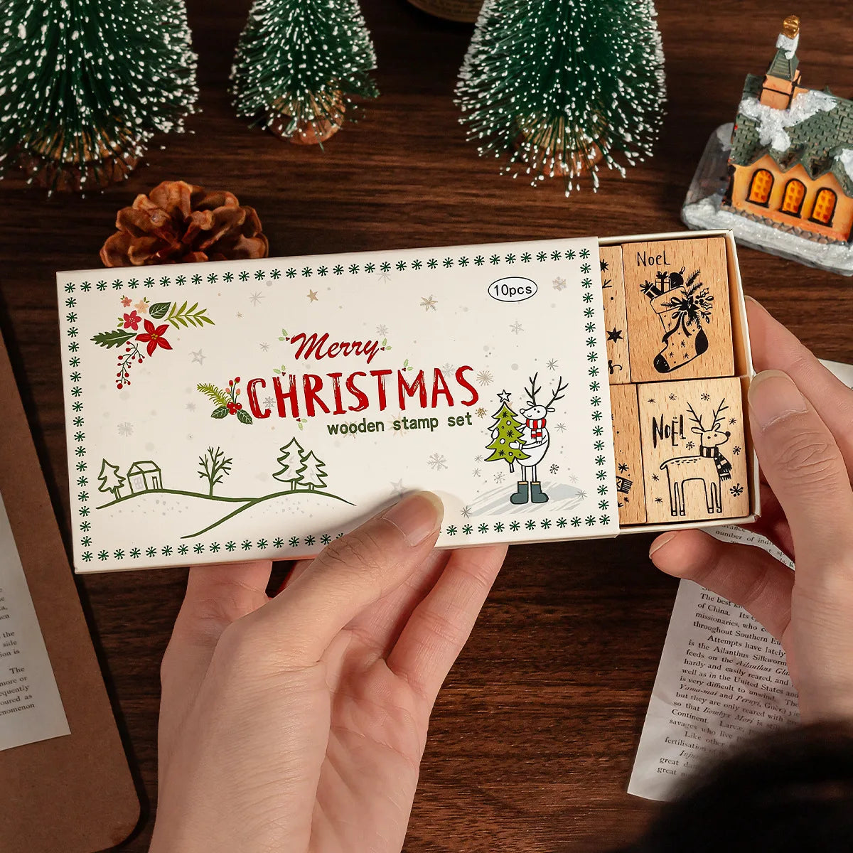 Christmas Stamp Set 10pcs