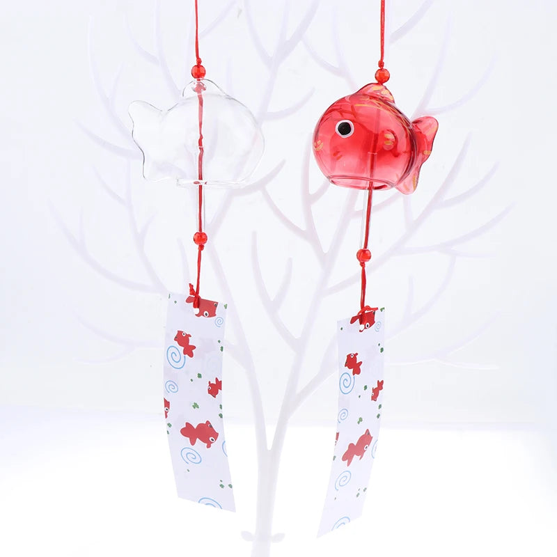 Japanese Goldfish Glass Wind Chime