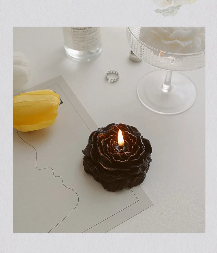 Peony Flower Scented Candle