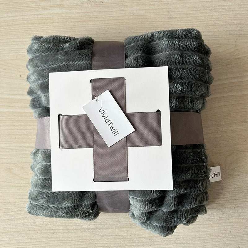 Soft Velvet Throw Fleece Blanket