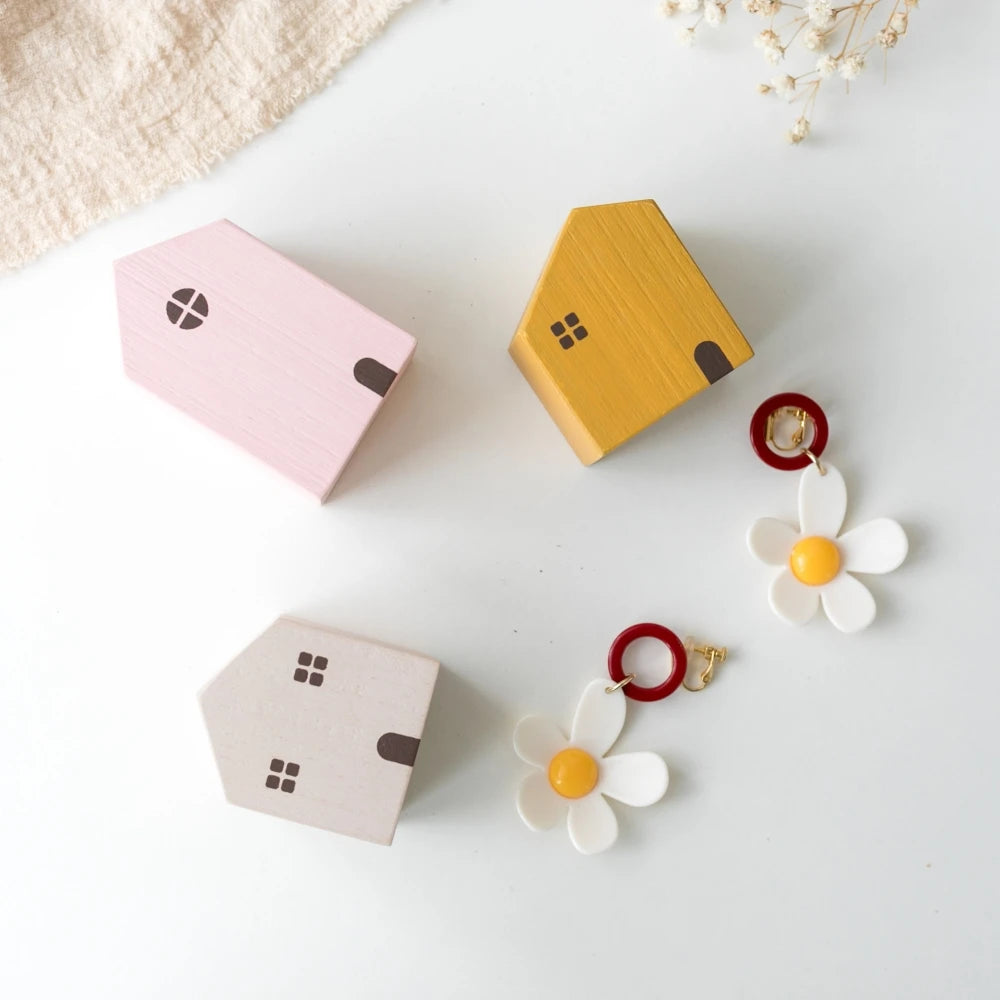 Mini Wooden House Decor