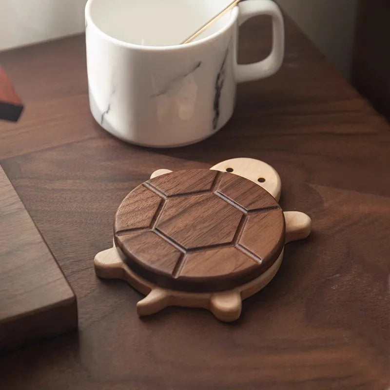 Turtle Walnut Coaster
