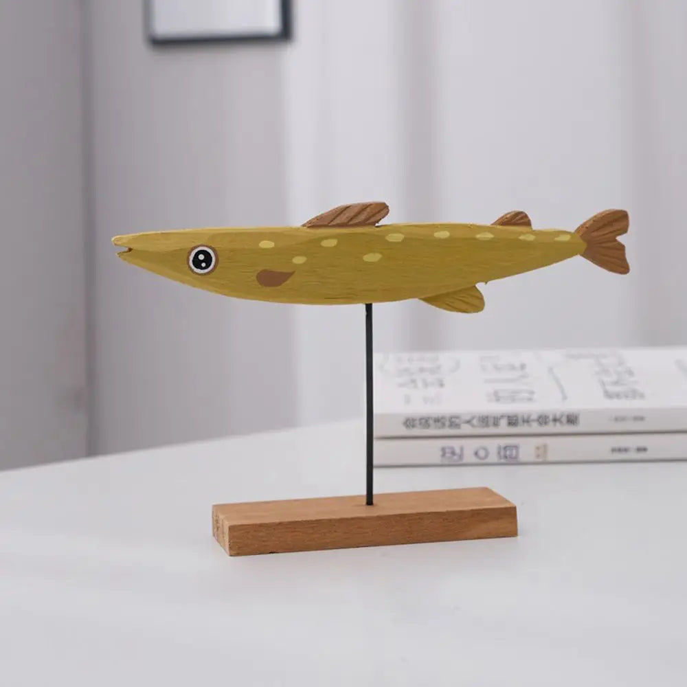 Nordic Wooden Fish Ornament