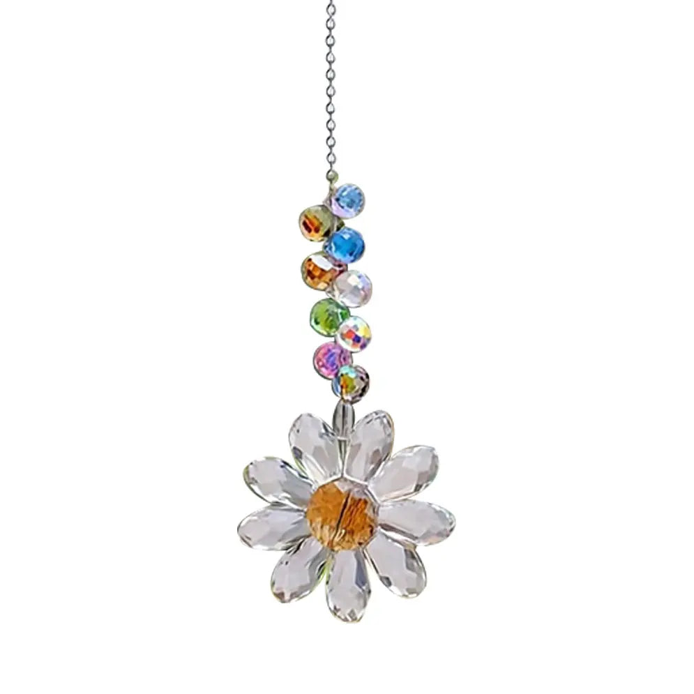 Crystal Sunflower Suncatcher