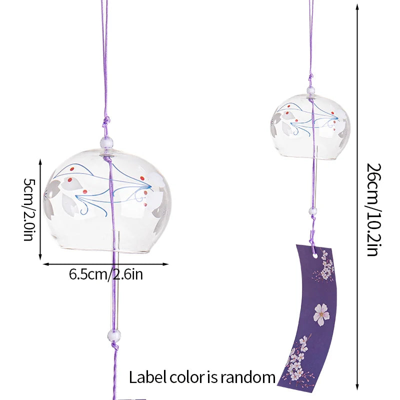 Japanese Sakura Glass Wind Chime