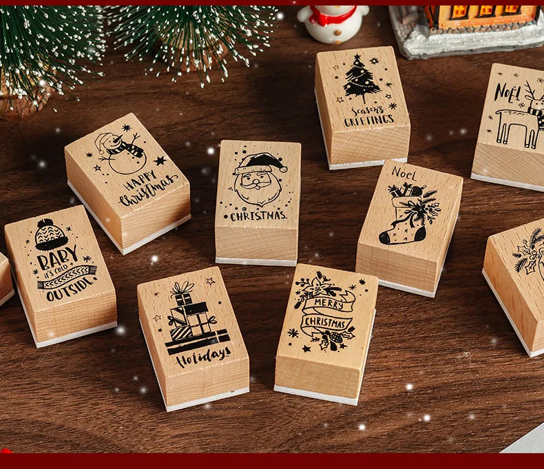 Christmas Stamp Set 10pcs