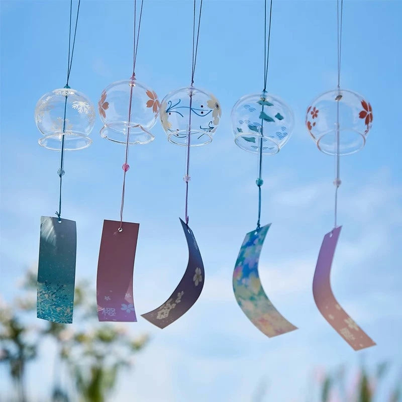 Japanese Sakura Glass Wind Chime
