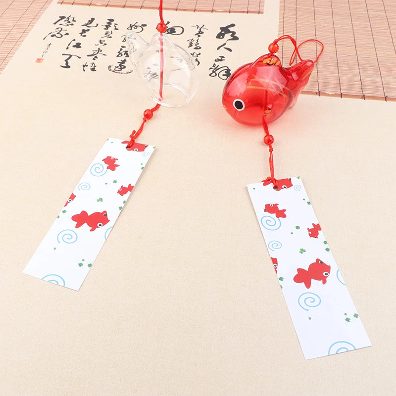 Japanese Goldfish Glass Wind Chime
