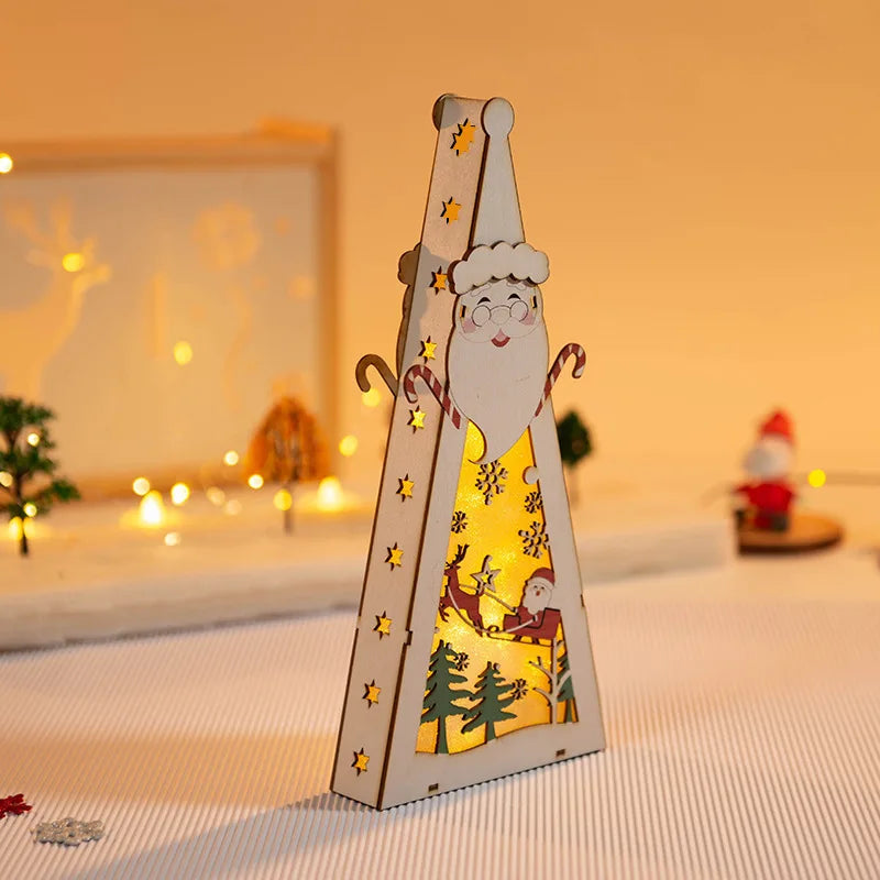 DIY Wooden Christmas Light-Up Ornament Kit