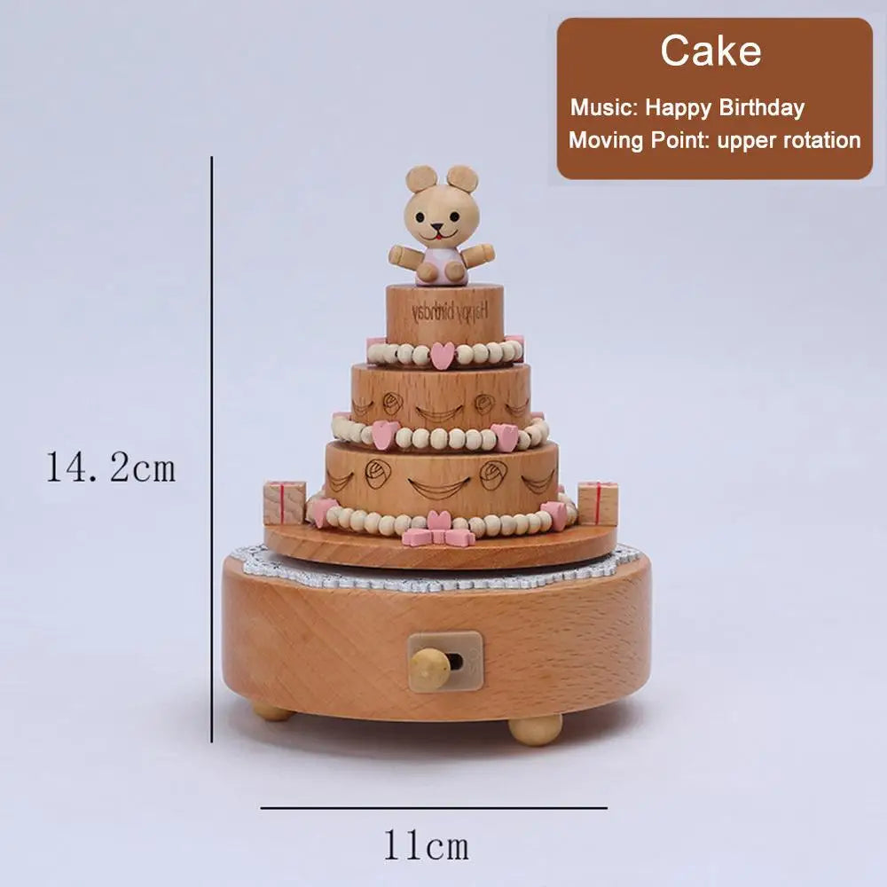 Vintage Wooden Music Box