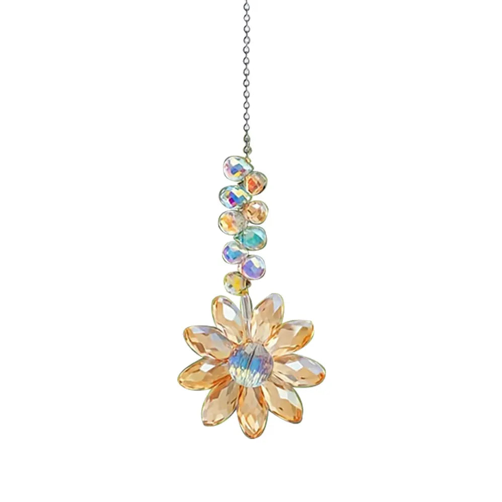 Crystal Sunflower Suncatcher
