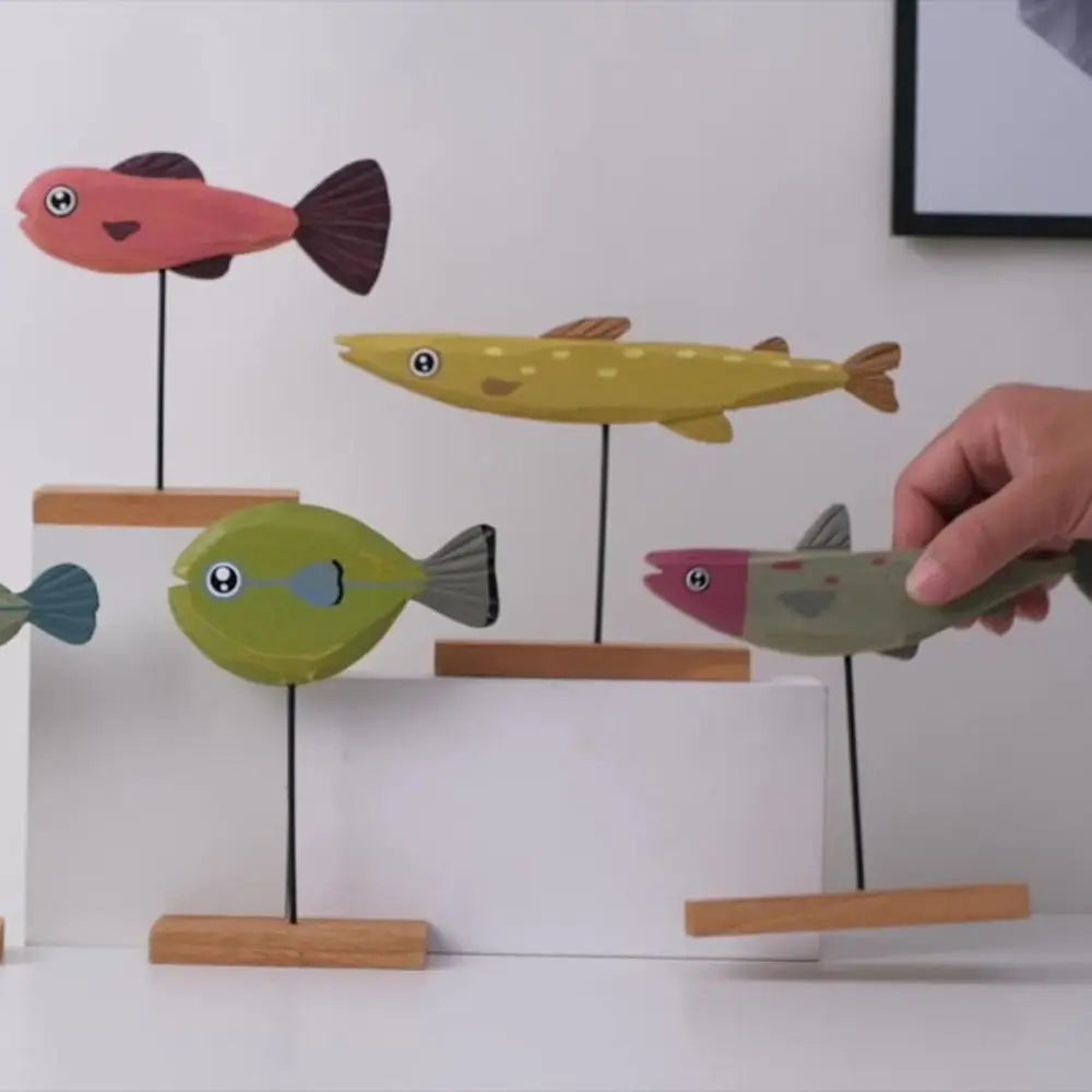 Nordic Wooden Fish Ornament