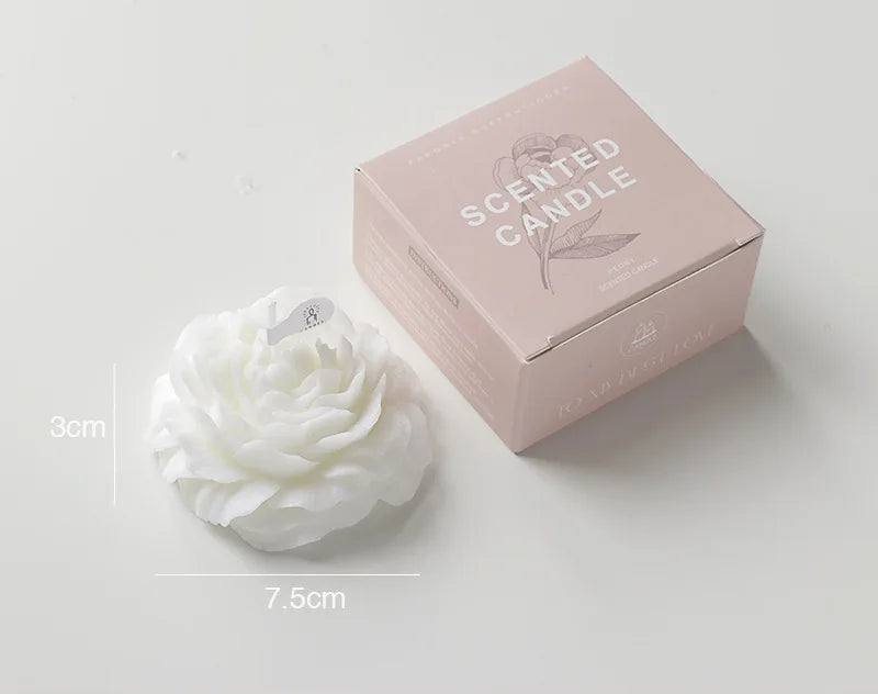 Peony Flower Scented Candle