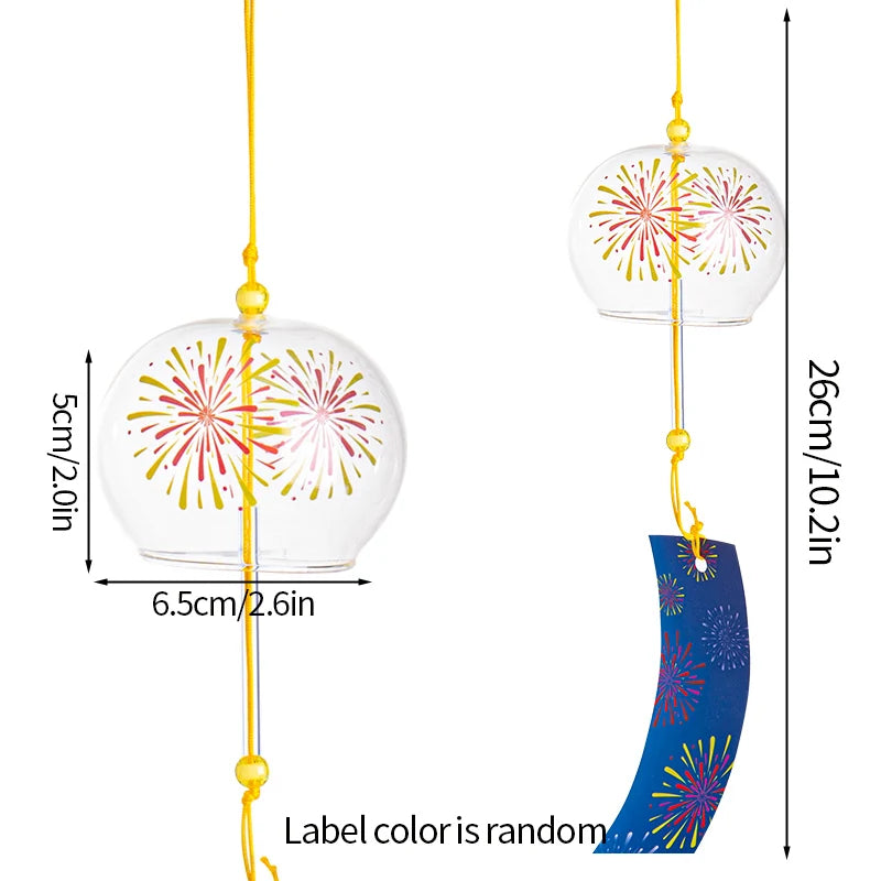 Japanese Sakura Glass Wind Chime