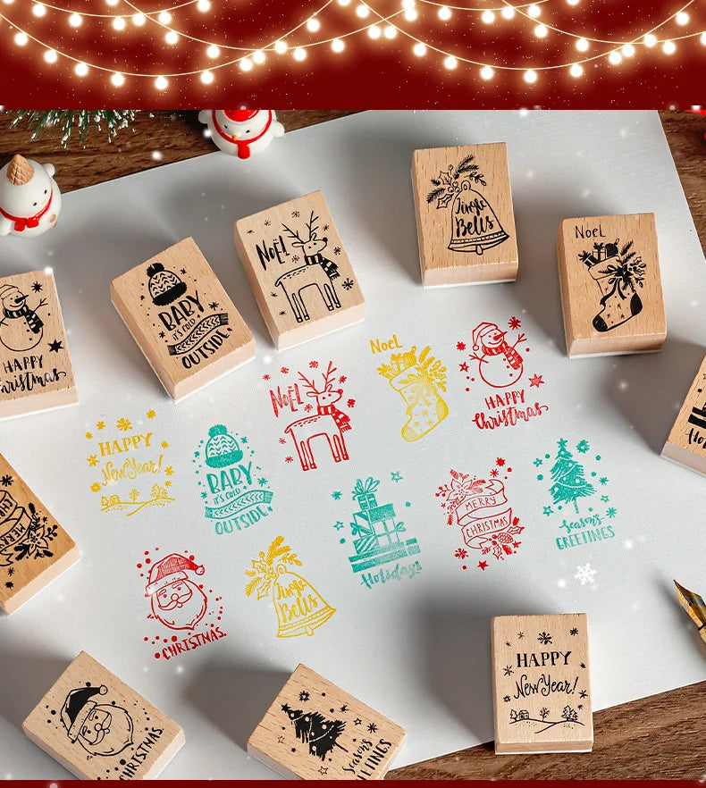 Christmas Stamp Set 10pcs