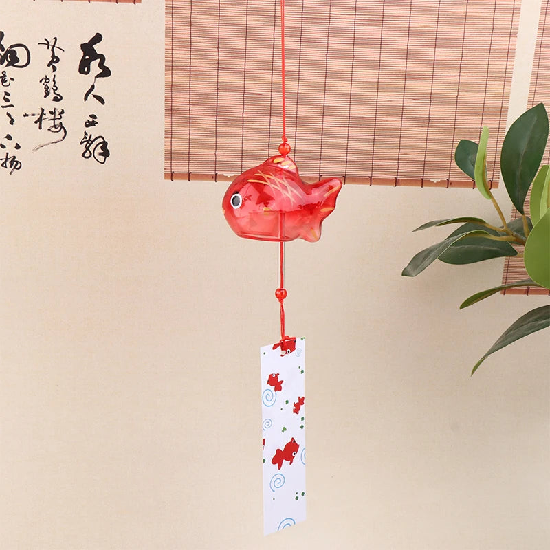 Japanese Goldfish Glass Wind Chime