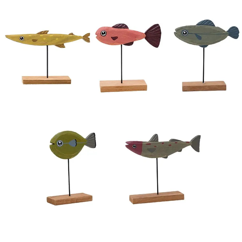 Nordic Wooden Fish Ornament
