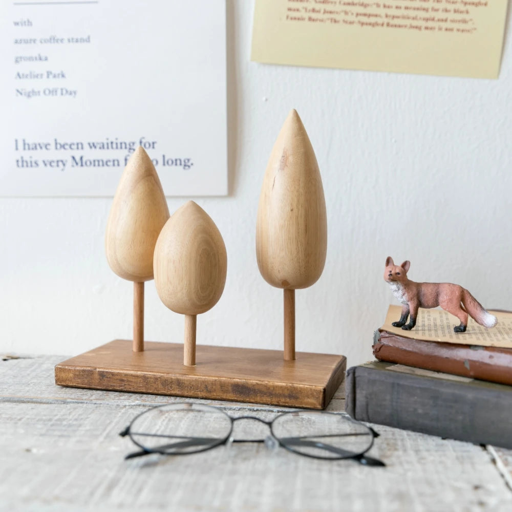 Mini Wooden House Decor